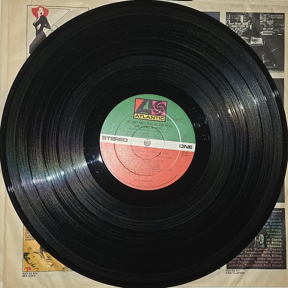 Jacques Brel Is Alive And Well Soundtrack 1974 Atlantic Vinyl LP Album - Picture 9 of 11